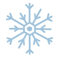 Cute Snowflake Winter Collection, Abstract Snow Crystal Illustration Set