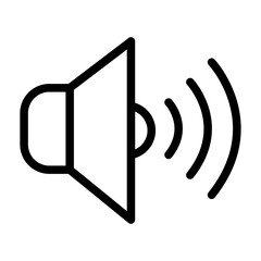 Public Announcement Line Icon of Government and Public Icon Set