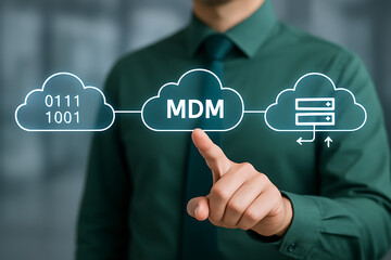 Obraz premium MDM. Consistency, Accuracy, Integration, Governance, Standards, Hierarchy, Compliance