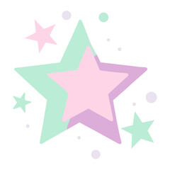 Obraz premium abstract background with stars