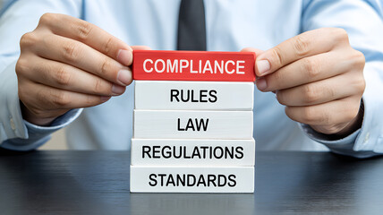 Building compliance with rules, law, regulations, and standards