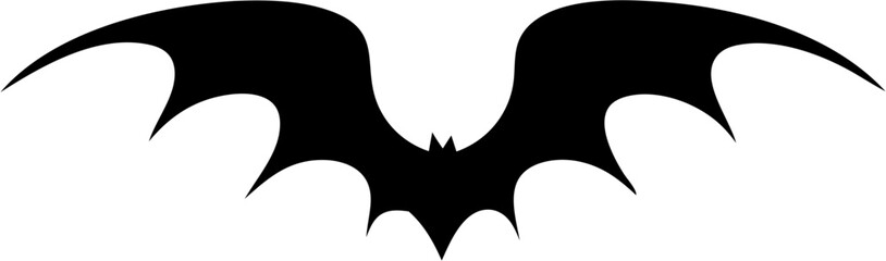 Wings Silhouette Vector Illustration | Bird Angel Flight Feather Abstract Design