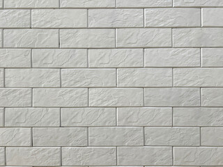 Naklejka premium white brick wall background texture.