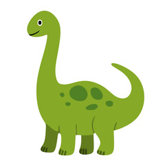 Green Brachiosaurus Dinosaur Character