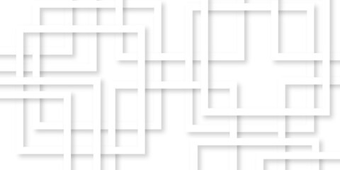 Modern Abstract white background design with layers of textured white transparent material, Minimal geometric white light background triangle black technology vector. Abstract graphic Banner design.