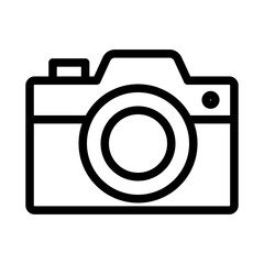 Camera Line Icon of Crafts and Hobbies Icon Set