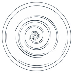 Fototapeta premium Hypnotic Spirals Graphic Element Abstract Concentric Circles Illusion Whirlpool