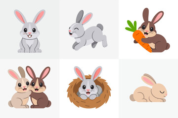 Farm pig vector illustrations, muddy piglet characters, playful boars, swine group graphics, pig farming livestock animals, barnyard icons