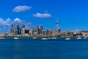 Auckland, New Zealand Skyline, Day time , Winter 