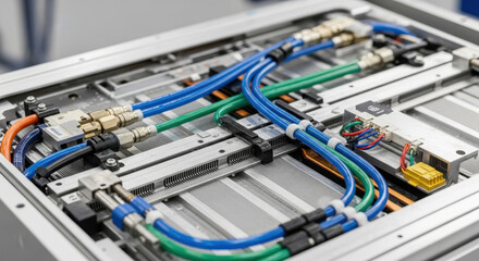 Renewable energy storage solutions with advanced wiring and efficient power management for sustainable technology applications