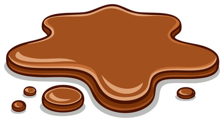 Delicious chocolate splash with candies vector illustration for design layouts and creative projects