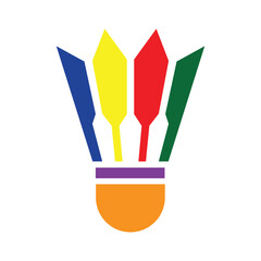 Badminton sports icon