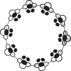 circle frame for your text