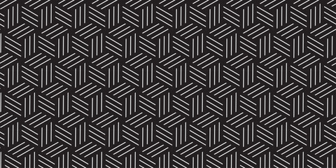 Futuristic minimal honeycomb mosaic background. Modern seamless vector pattern. Seamless pattern with hexagon fabric geometric pattern. Abstract ornament diamond tile design.