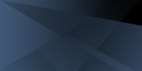 PrintModern black blue abstract background. Minimal. Color gradient. Dark. Web banner. Geometric shape. 3d effect. Lines stripes triangles.