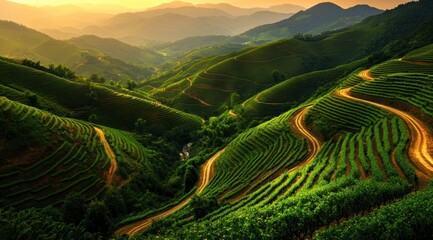 Stunning Terraced Rice Fields of Mu Cang Chai, Vietnam - beautiful landscape mountainous area