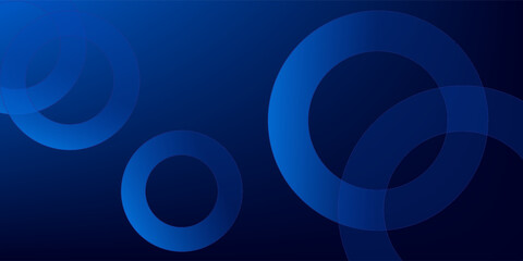 Minimal geometric background. Blue elements with fluid gradient. Cool background design for posters. Eps10 vector