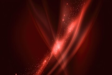 Abstract red glowing streaks on dark background