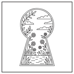 Secret Garden Coloring Pages