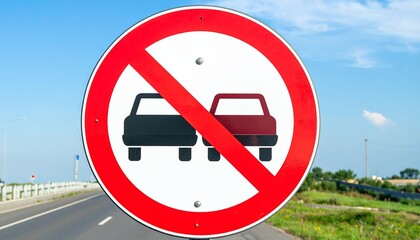 No Cars Allowed Sign