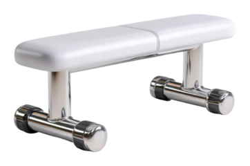 Strength training equipment home gym fitness bench isolated on transparent background