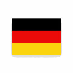 Illustrative depiction of germany's national symbol against a clean white backdrop showcases