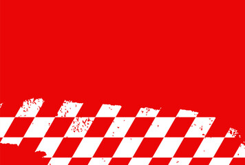 Obraz premium Red and White Checkered Pattern.