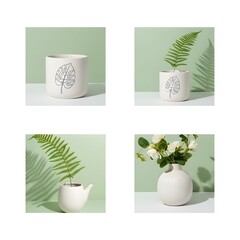 Plant Shop &mdash; Instagram Grid Concept