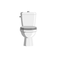 Sanitary fixture vector illustration symbolizing hygiene and sanitation practices in residential