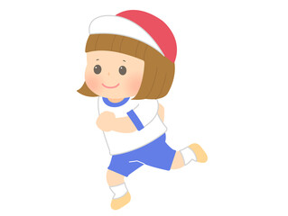 運動会_走る_女の子2