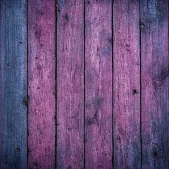 Fototapeta premium Vertical, purple-hued wood planks, weathered texture