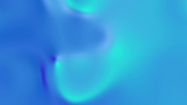 Soft blurry liquid dark blue and turquoise gradient abstract background