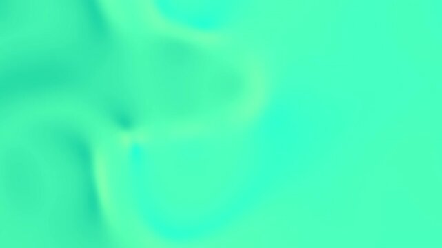 Soft blurry liquid turquoise green gradient abstract background