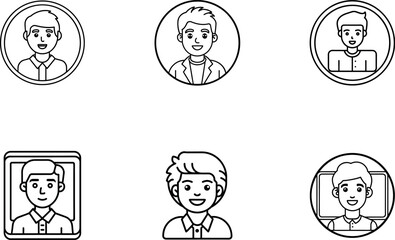 people icons set