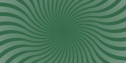 Green swirling radial burst pattern with wavy lines creating a dynamic abstract background for graphic design and branding applications