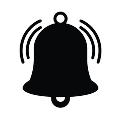 notification bell alert symbol vector