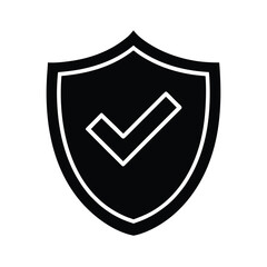 shield check mark security symbol