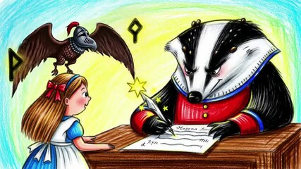 historical event, retold as a children's fairytale with fantastical elements.