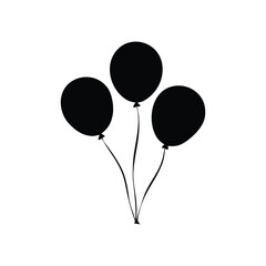 colorful balloons party celebration clipart