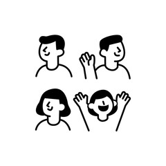 Pixel Art Character Icons