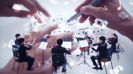 dreamlike sequence representing the process of learning a new skill. - Powered by Adobe