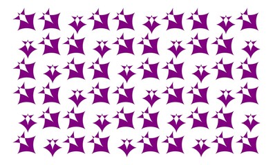 Seamless abstract purple starburst pattern with layered inner stars in festive repetition, perfect for textile fabrics, wallpapers, wrapping sheets, packaging design, and stylish decorative surfaces