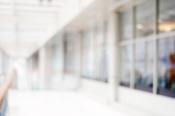 Blurred background : blur office with bokeh light background, banner, business concept