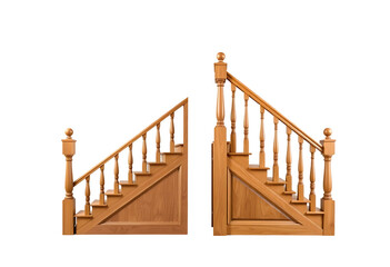 Wooden Staircase Sections for Home Interior