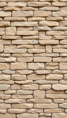 Fototapeta premium Closeup Two Contrasting Brick Facades with Horizontal Lines