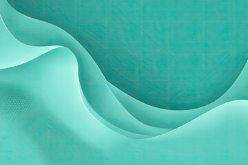 Teal, flowing, abstract curves on a textured background