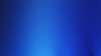 Obraz premium Deep blue gradient with subtle light effect and fine grain texture background abstract