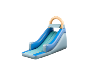 Inflatable Water Slide for Kids, Summer Fun Outdoor Activity, Playtime at Park