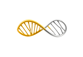 DNA Double Helix Infinity Symbol