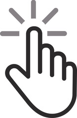 Obraz premium Hand Cursor Click